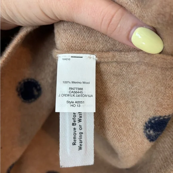 Madewell 100% Merino Wool Polka Dot Crewneck Sweater - Picture 7 of 7